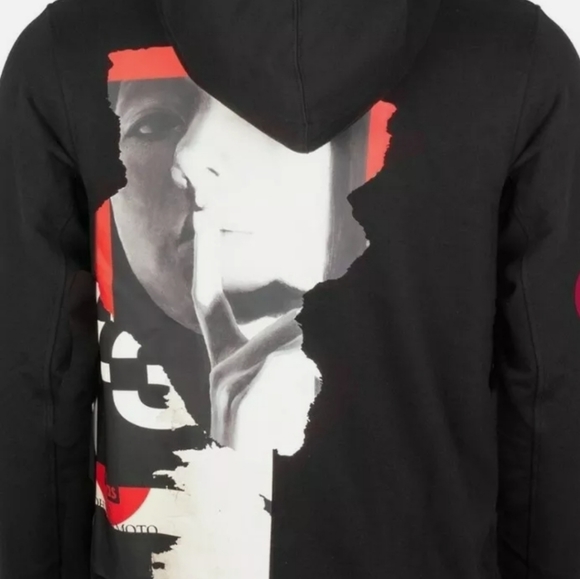 Yohji Yamamoto Y-3 3D Logo Black Zipper Hoodie Suzume Uchida Men Siz S Small NWT - Picture 1 of 13
